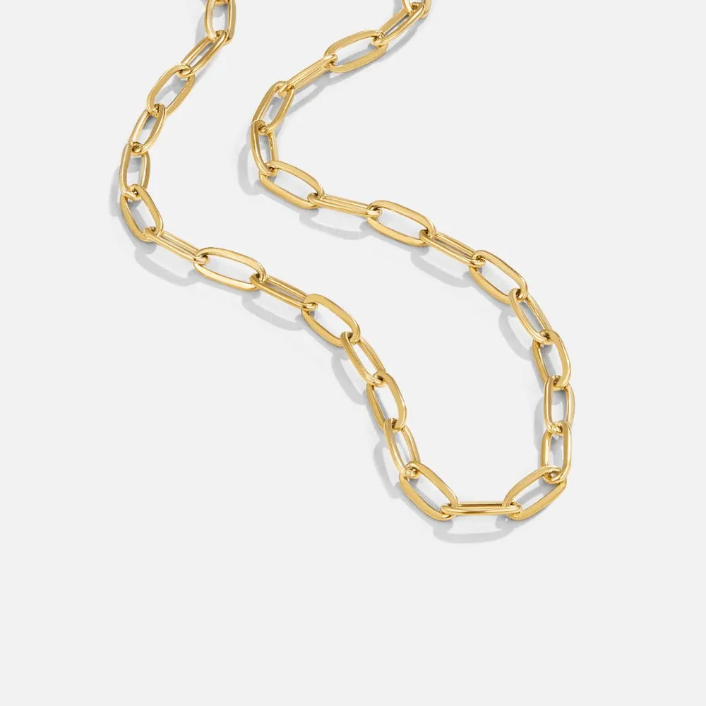 Paperclip Charm Necklace