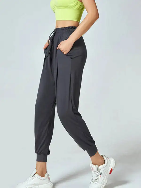 Quick Drying Loose Running Trousers Fitness Pants