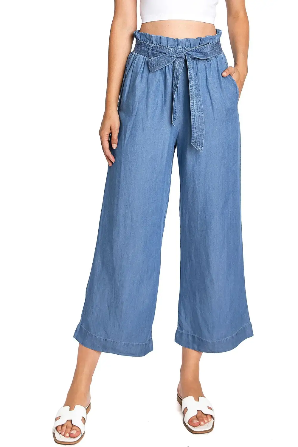 Tied High Rise Culottes
