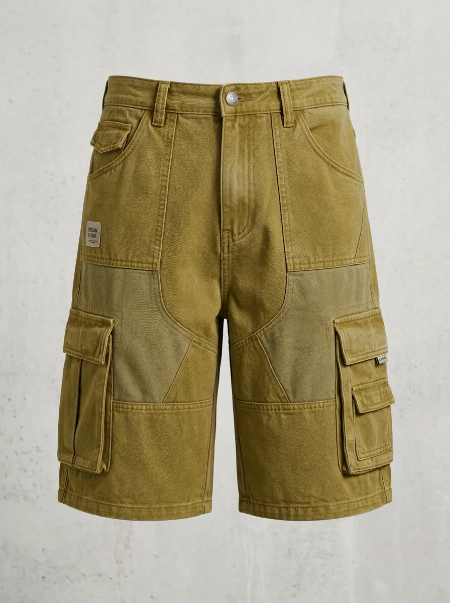 Utility Cargo Multi-Pocket Men's Cargo Shorts