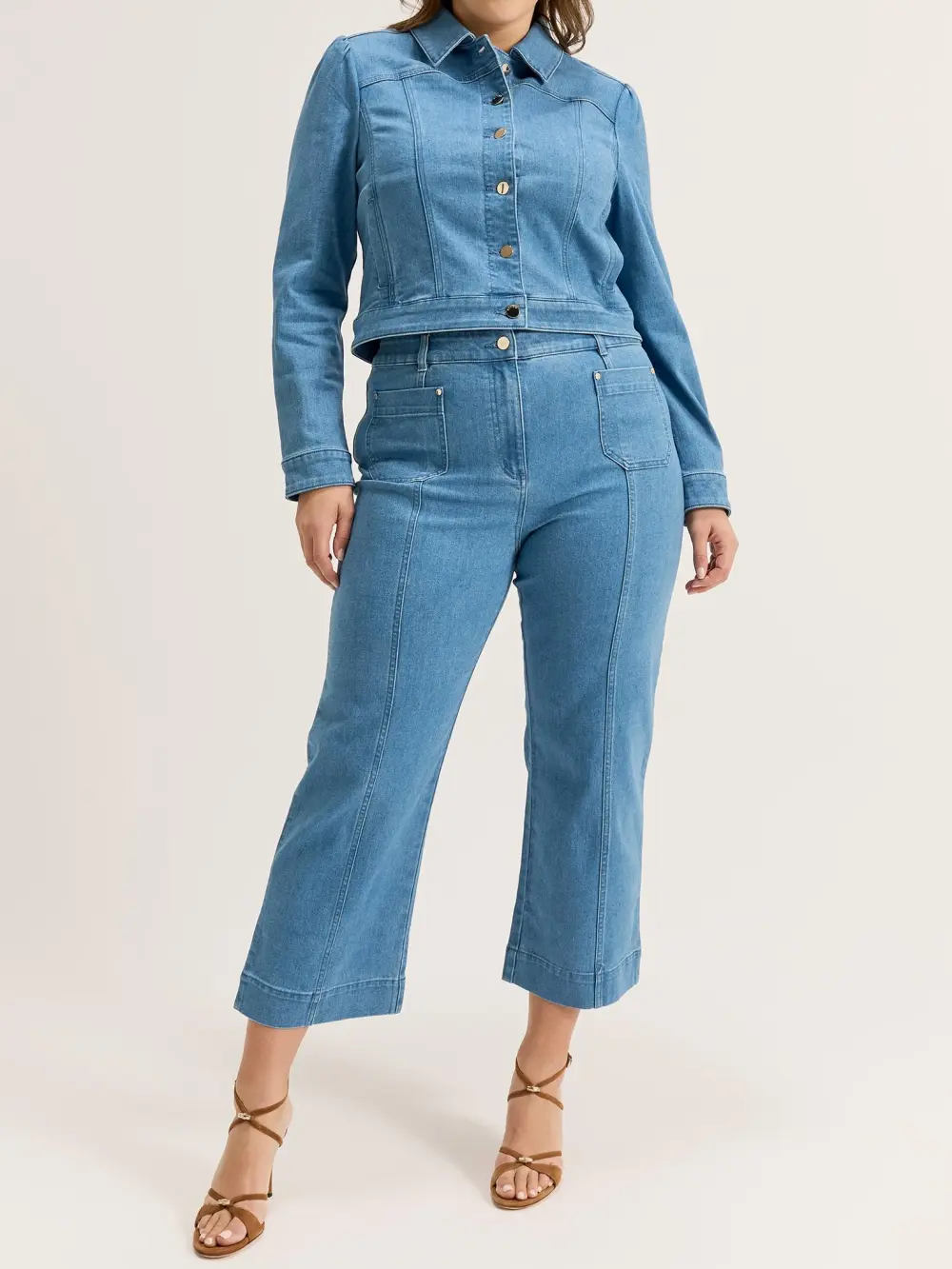 Vintage Slim Blue Denim Jacket