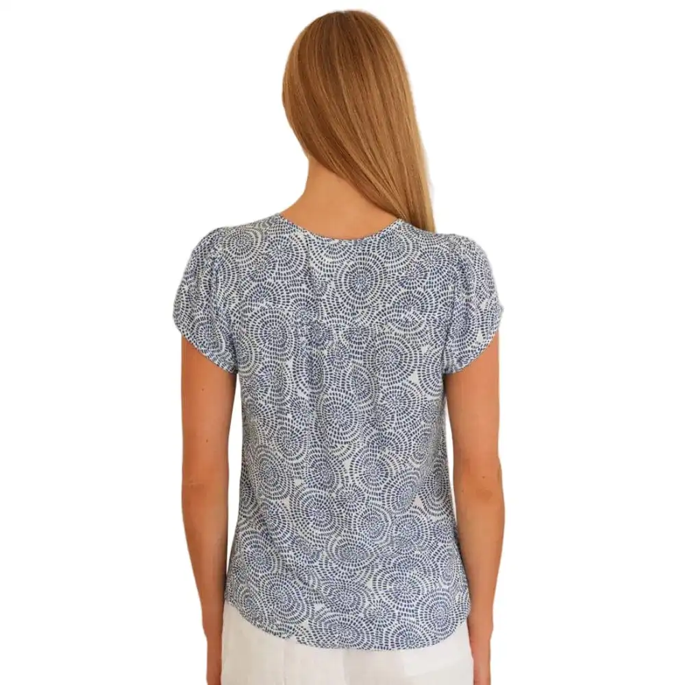 Relaxed Crinkle Viscose Women's Shirt