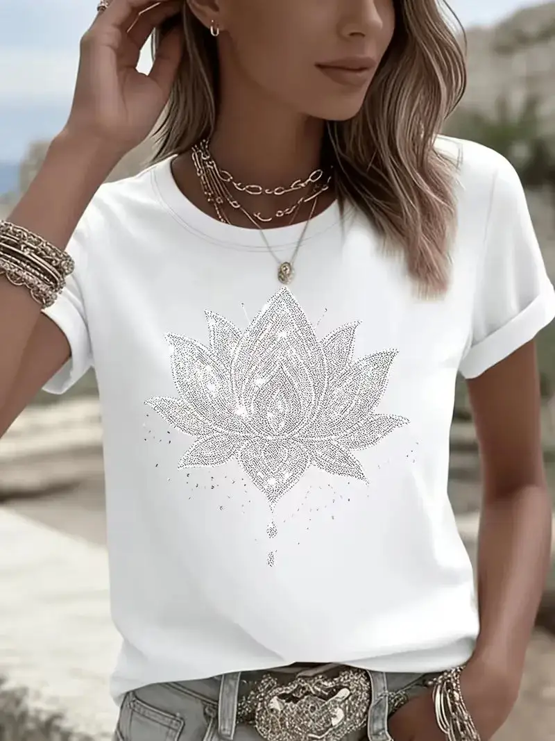 Floral Everyday Casual T-Shirt
