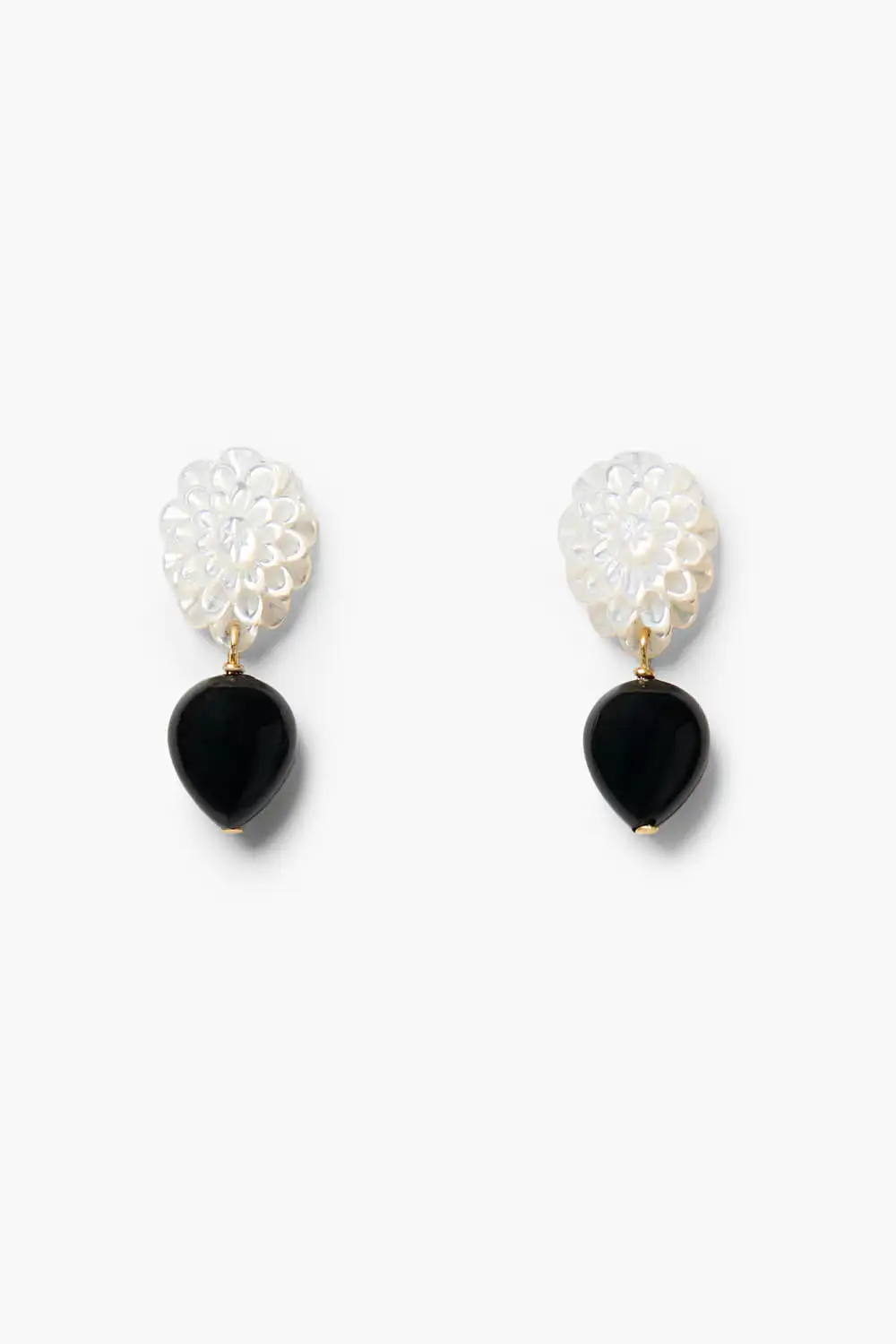 Pearl Teardrop Statement Earrings