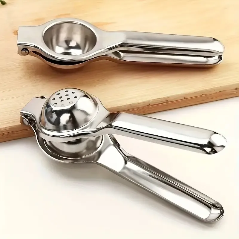 Silvery Stainless Steel Multi-Functional Fruit Press