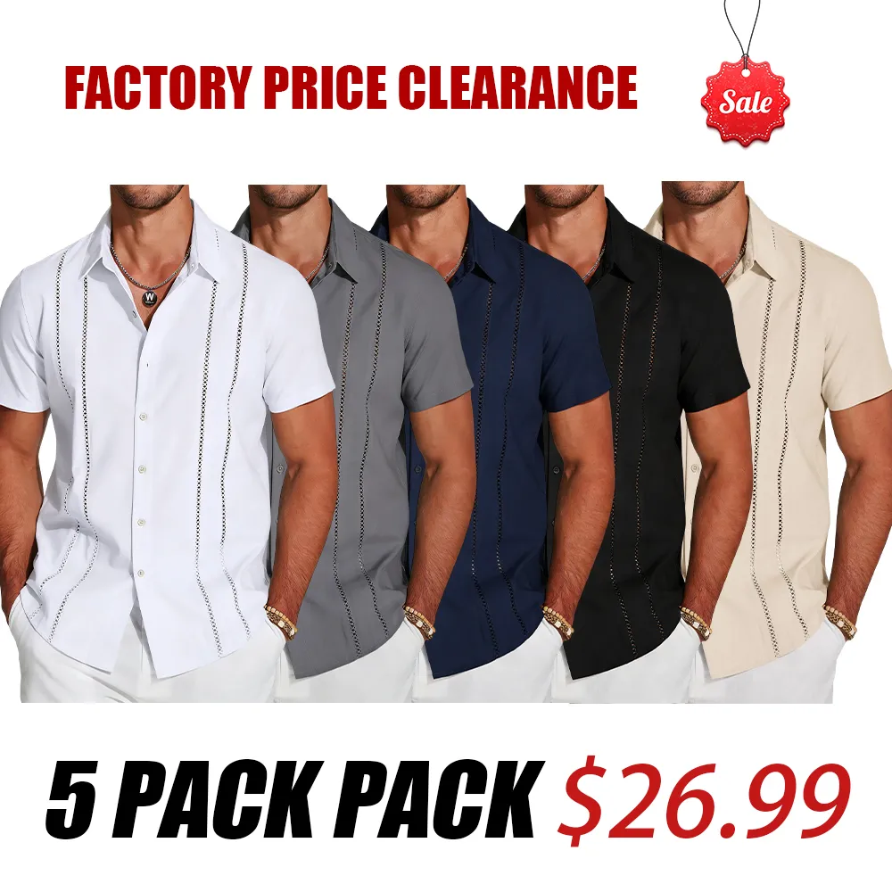 🛒 90% OFF NOW!2026 New Men'S Cuban Guillabella Shirt