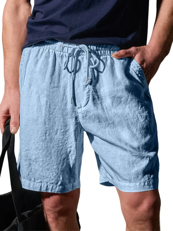 Structured Pull On Shorts