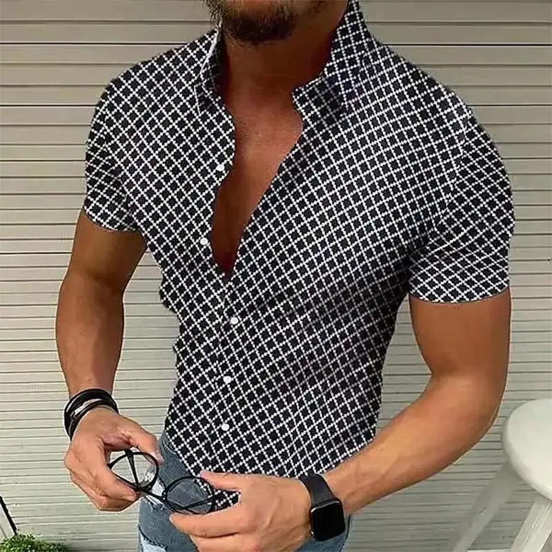 Printed Woven Textured Shirt