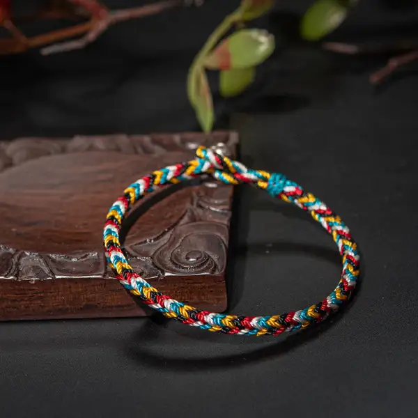 Handmade Color Thread Braid String Bracelet