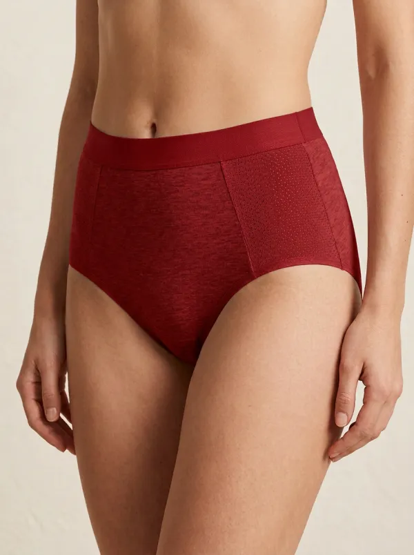 Women's High-Waisted Textured Panties