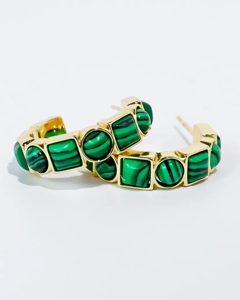 Sculpted Refined Hoop Earrings