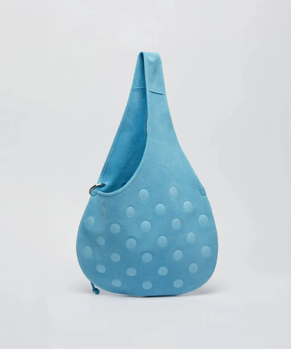 Eyelet Detail Dotted Shoulder Bag