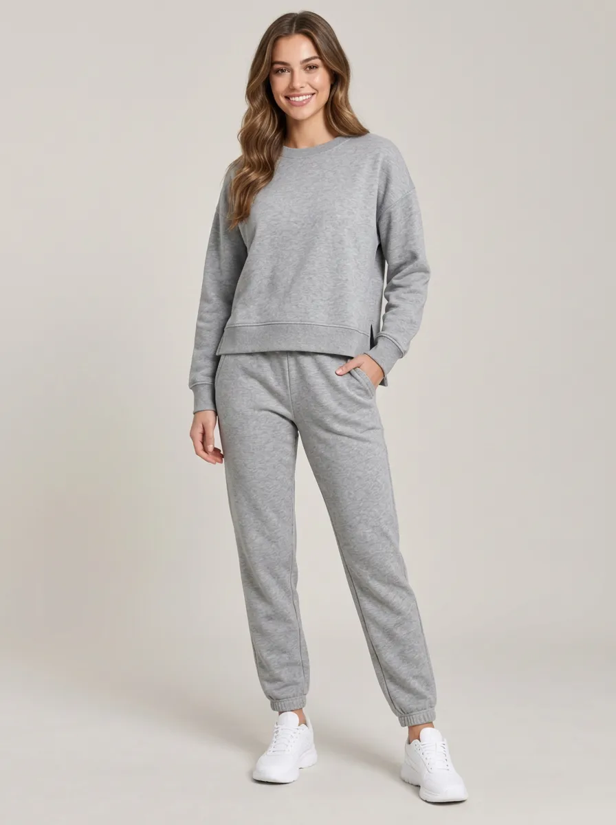 Women's Fleece Sweatpants Set