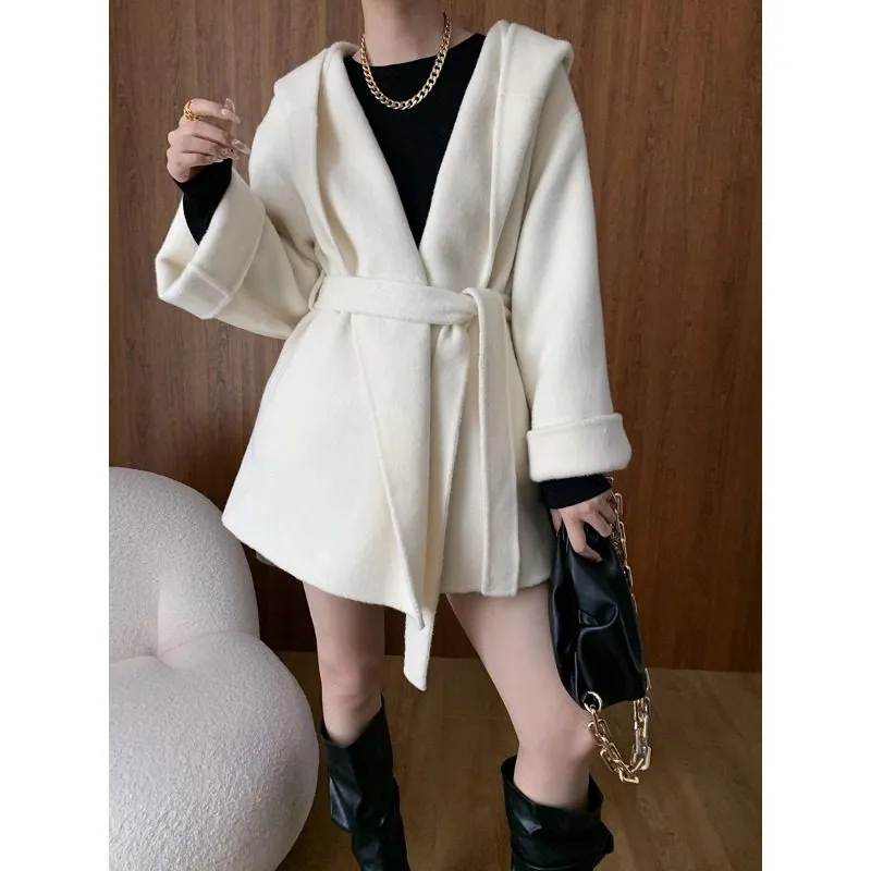 Hooded Relaxed Outerwear Coat
