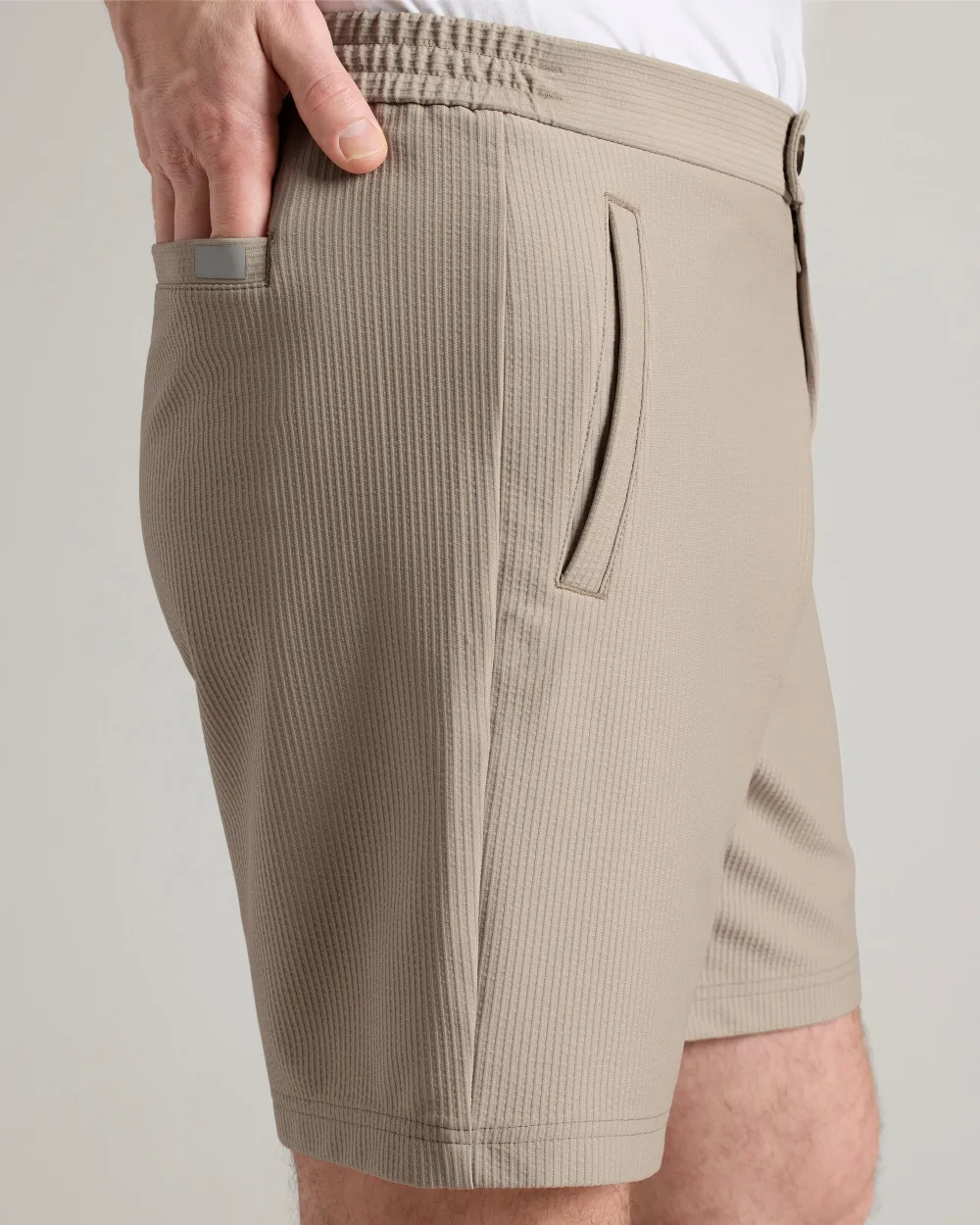 Black khaki Men's Shorts