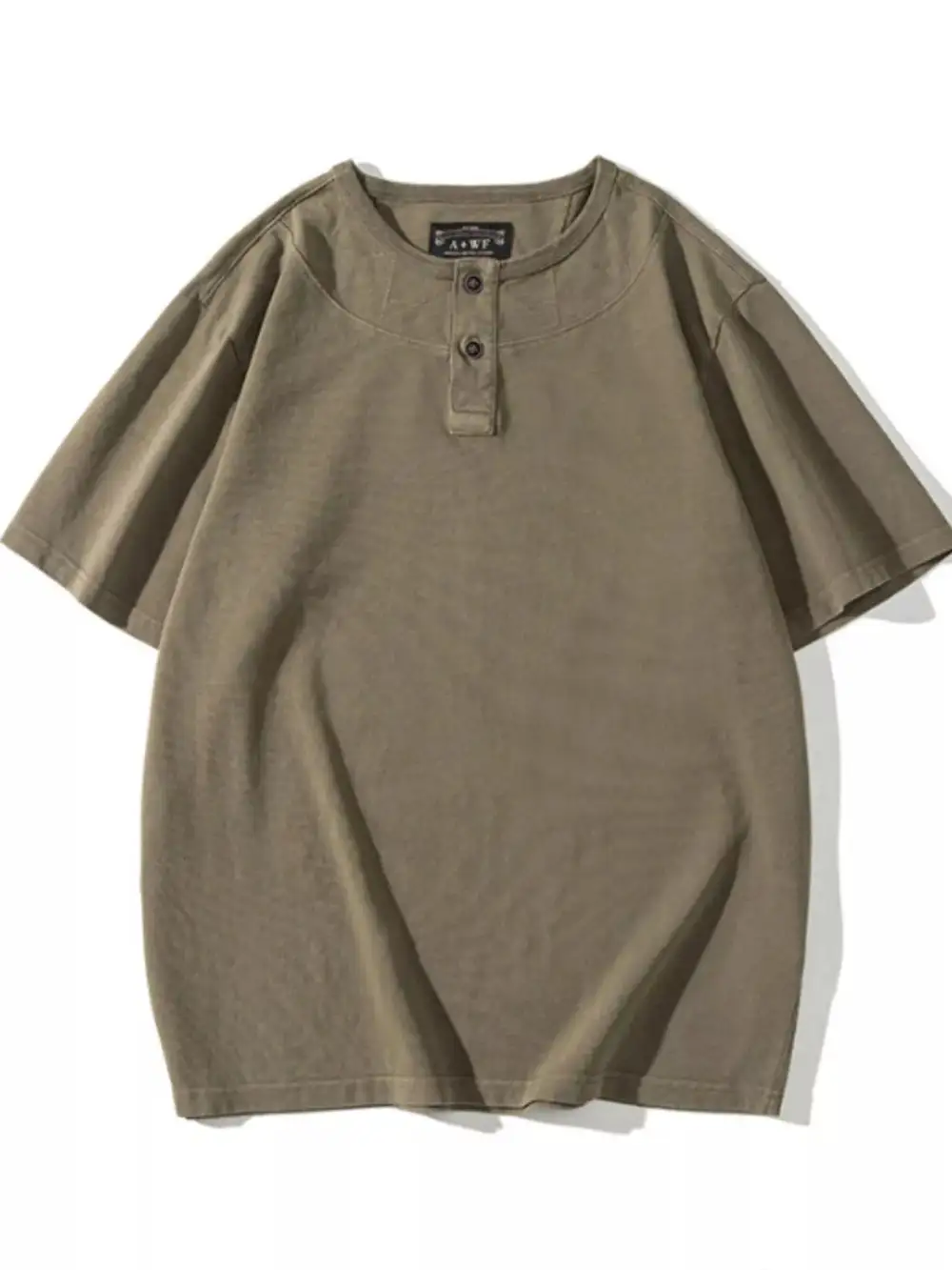 Smooth Round Neck Short Sleeve T-Shirt