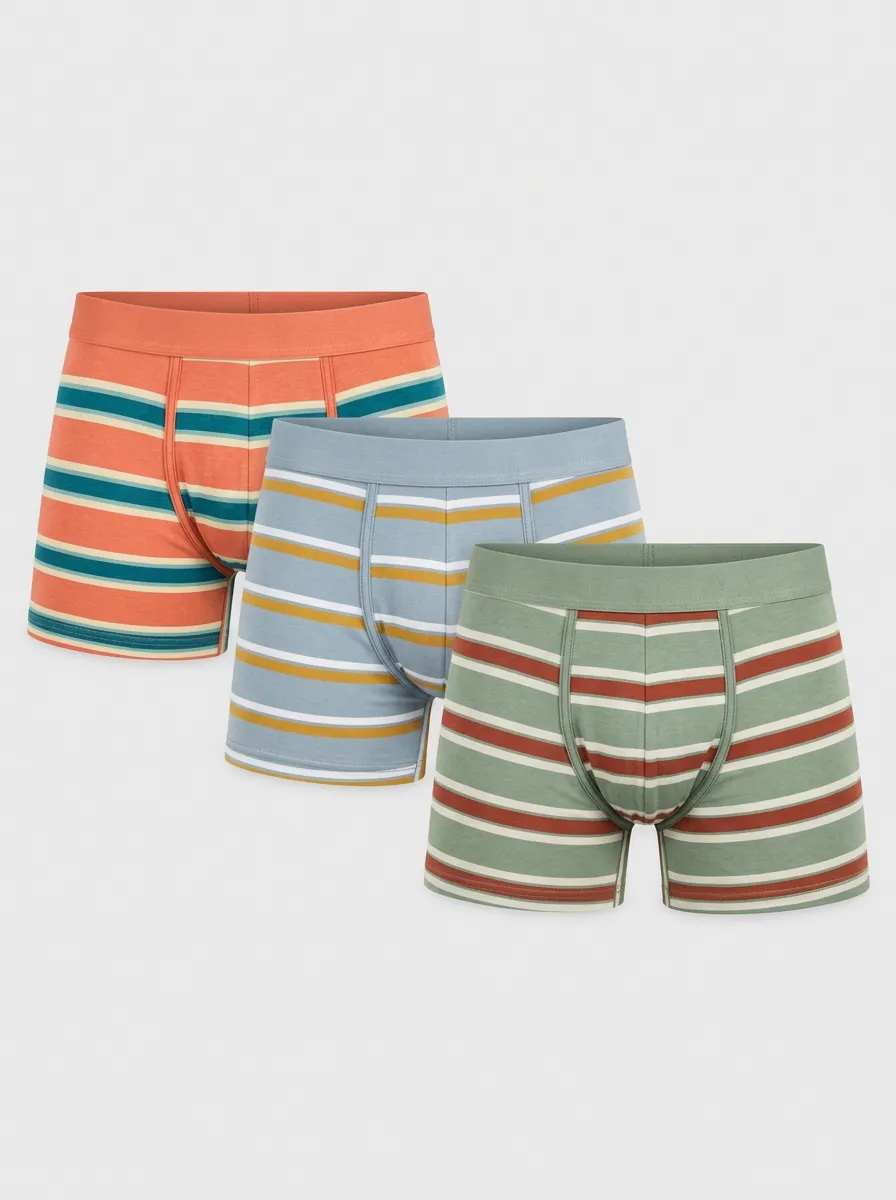 Men's Sterling Stripe Boxer Briefs 3-Pack