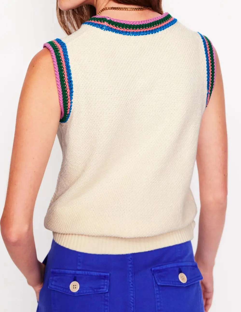Callie Crochet Trim Tank