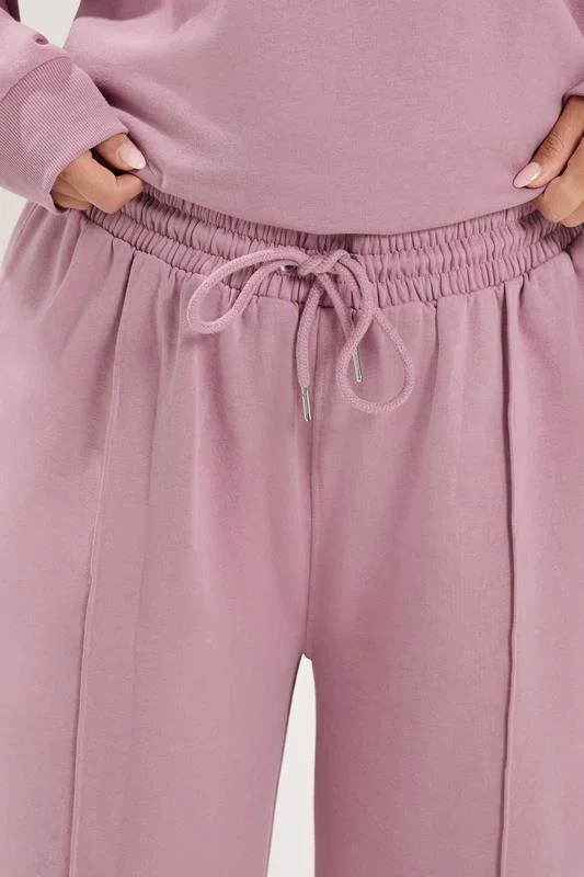 Pink Wide Leg Jogger detail 3