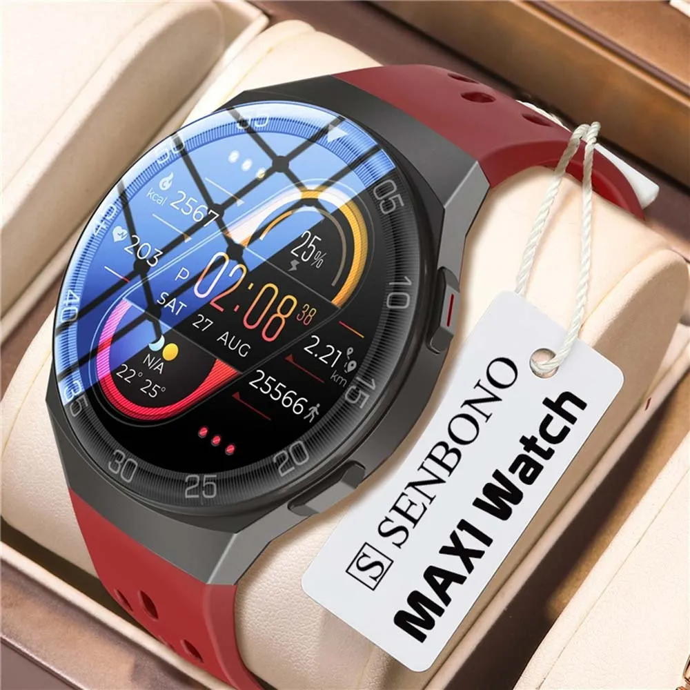 MAX1. Full Touch Screen Smartwatch. Waterproof . Round dial