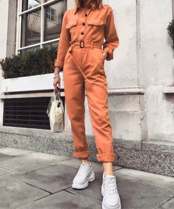Chic Tailored Blazer Sleek Boss Jumpsuit