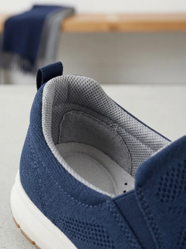 Versatile Knit Elastic Daily Wear Men's Stretch Canvas Shoes