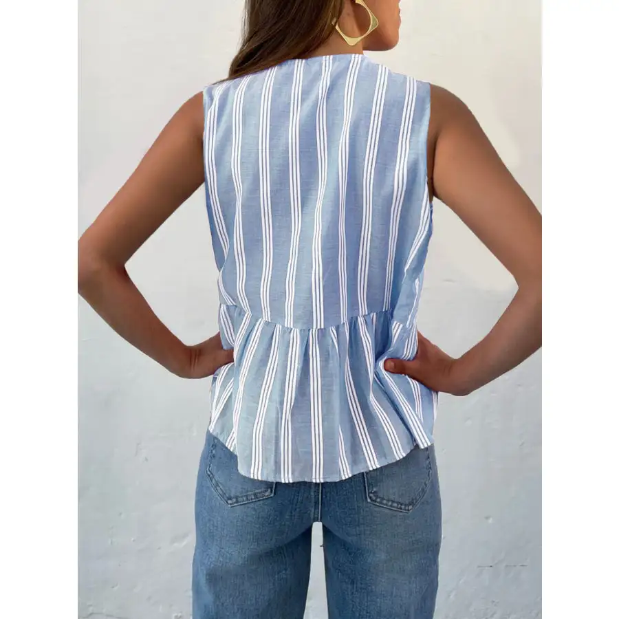 Tied Round Neck Tank
