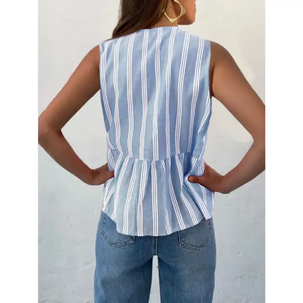 Tied Round Neck Tank