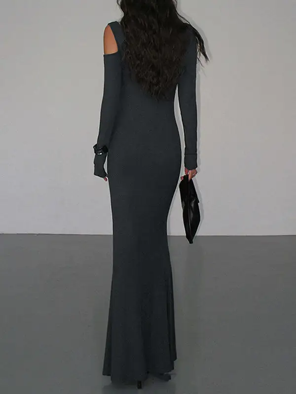 Skinny Long Maxi Dress