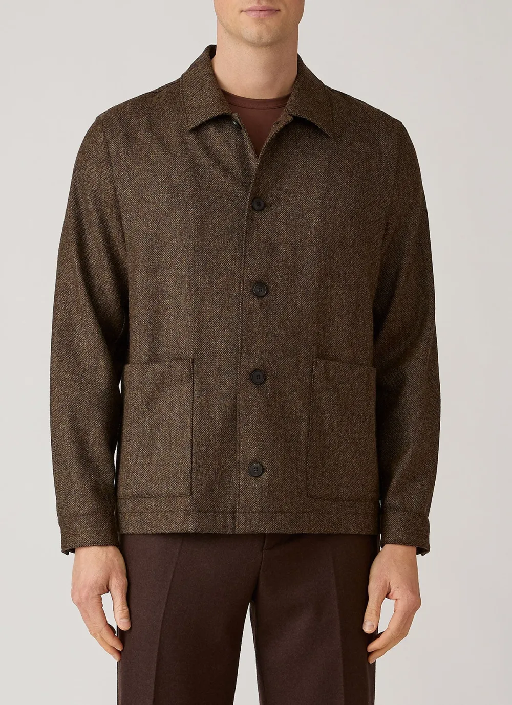 Refined Twill Chore Jacket