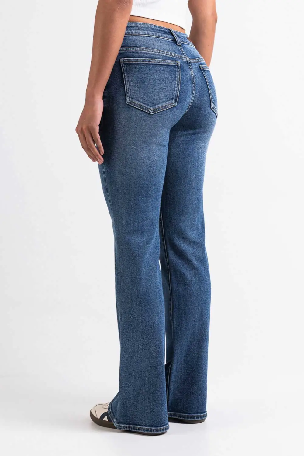 Effortless Mid Rise Bootcut Jeans