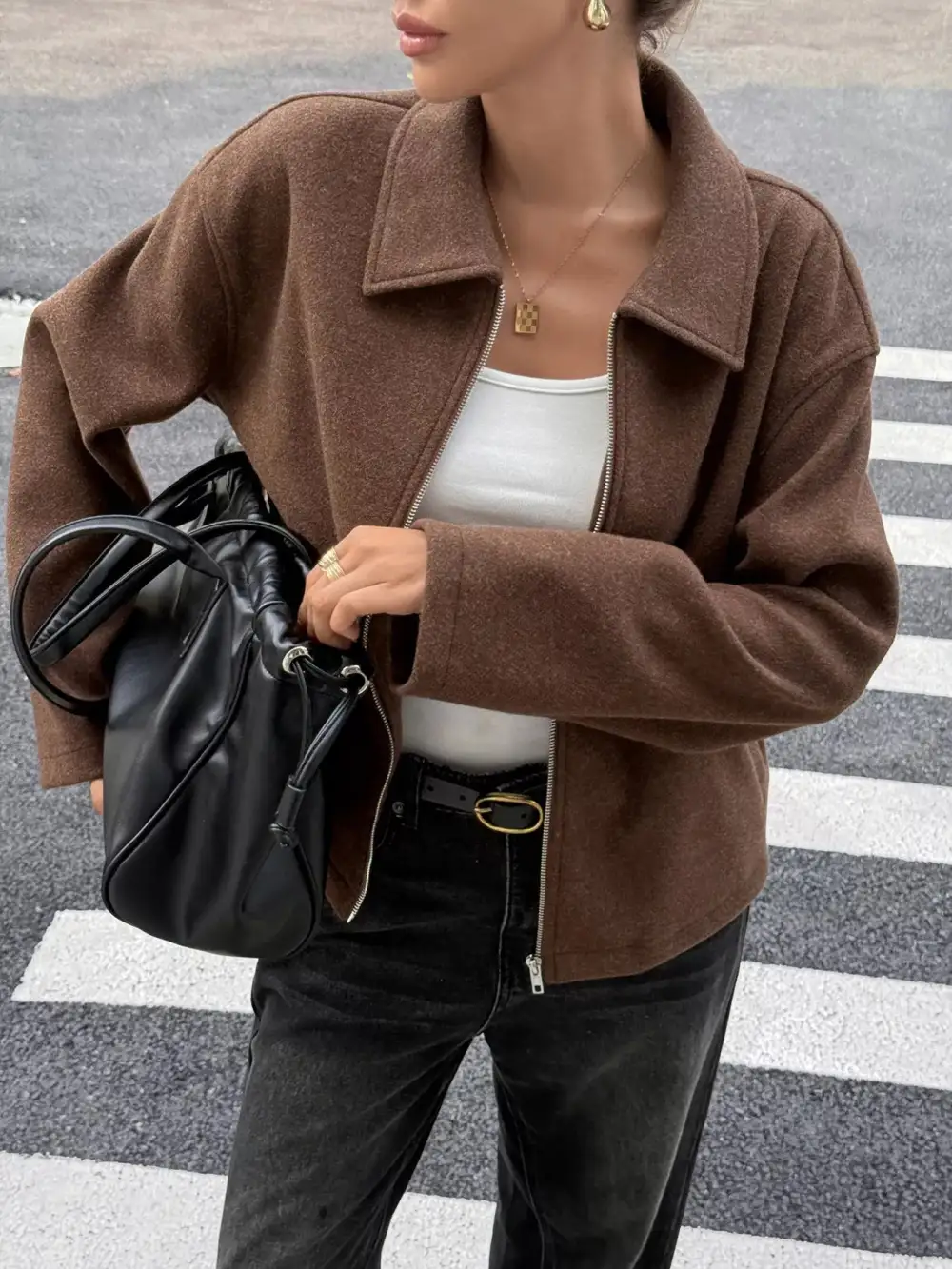 Polished Refined Zip-Up Jacket