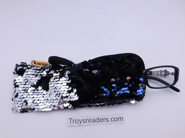 Two-Tone Sequin Soft Eyewear Case