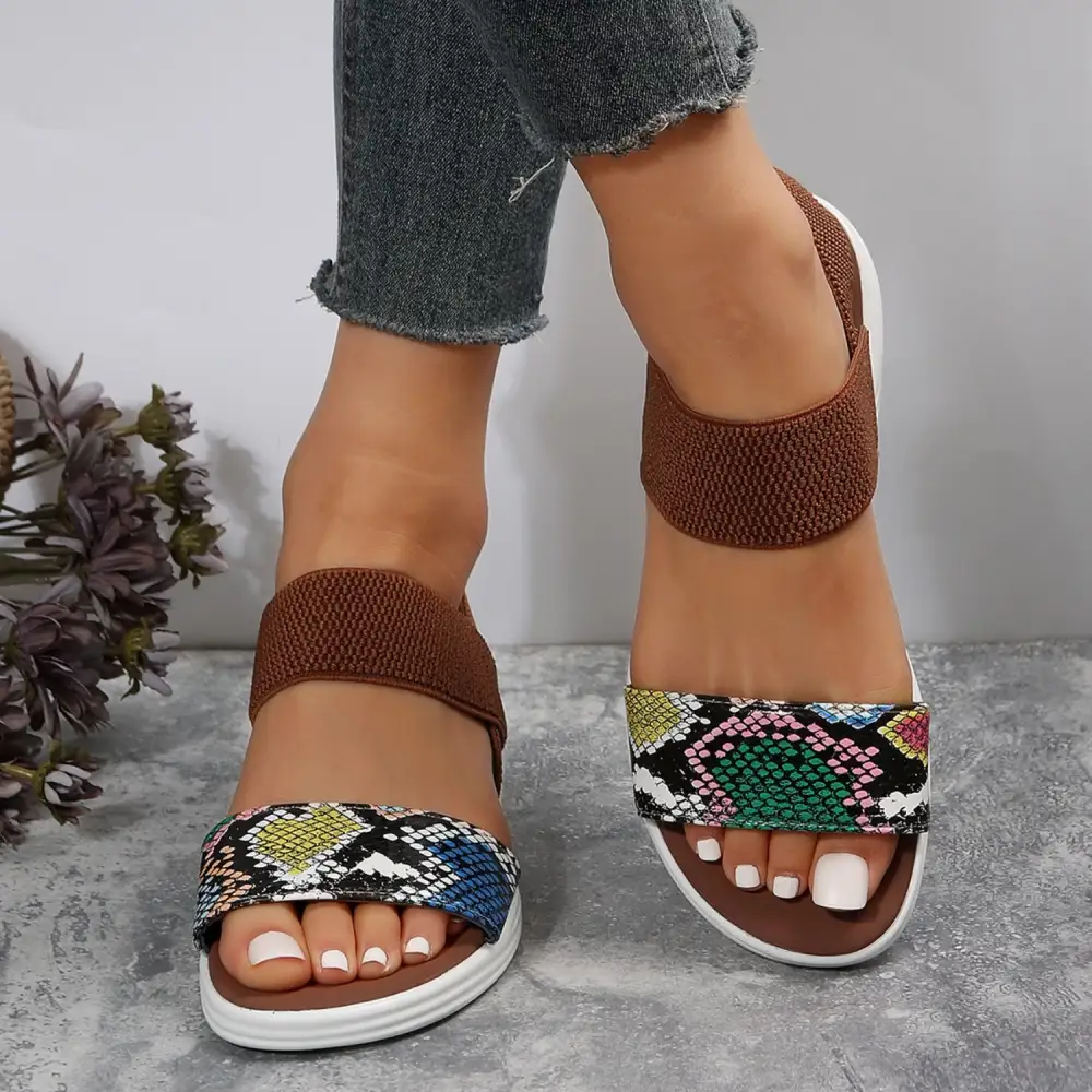 Classic Open-Toe Heeled Sandals