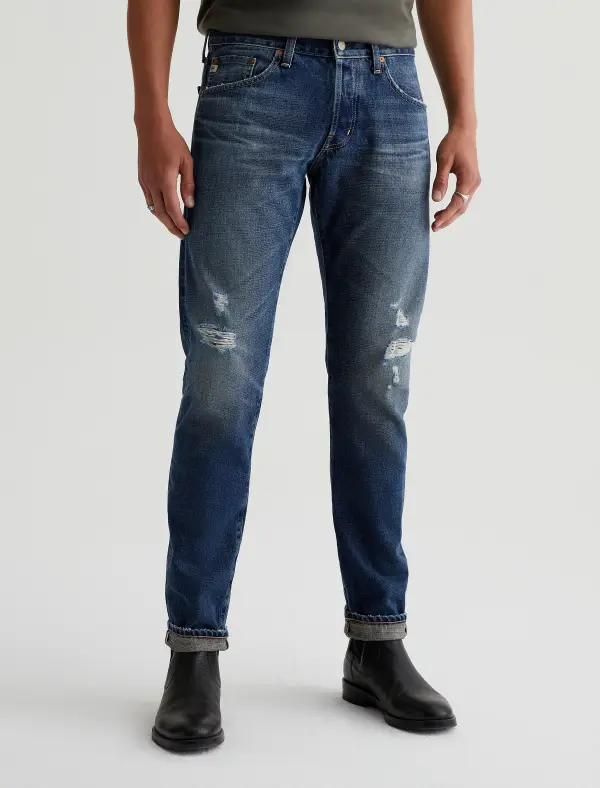 Men's Tailored Slim Mid Rise Stretch Jeans