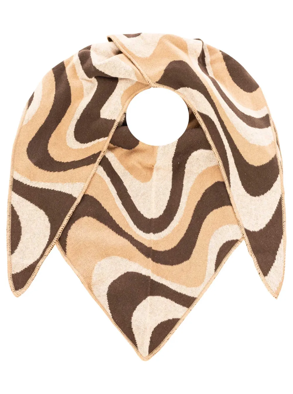 Easy Style Cotton Wool Heart Pattern Fashion Scarf