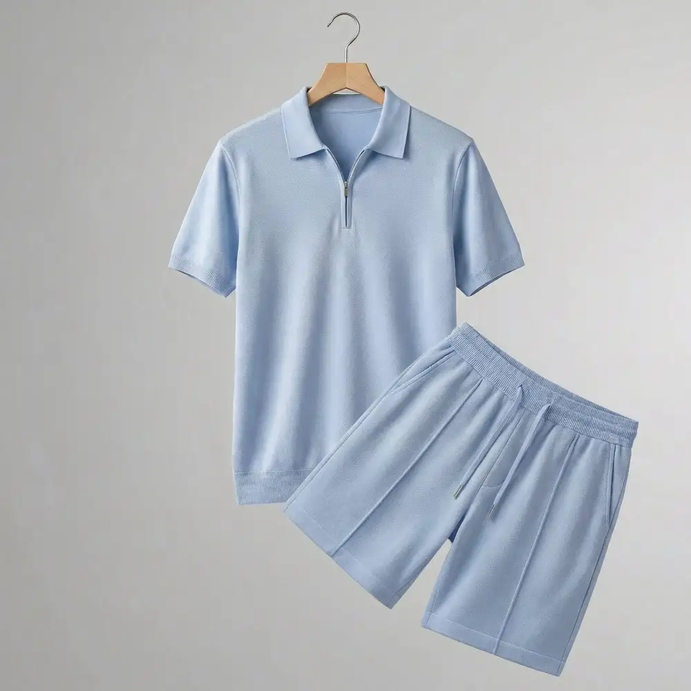 Streamlined Cotton Two Piece Suit
