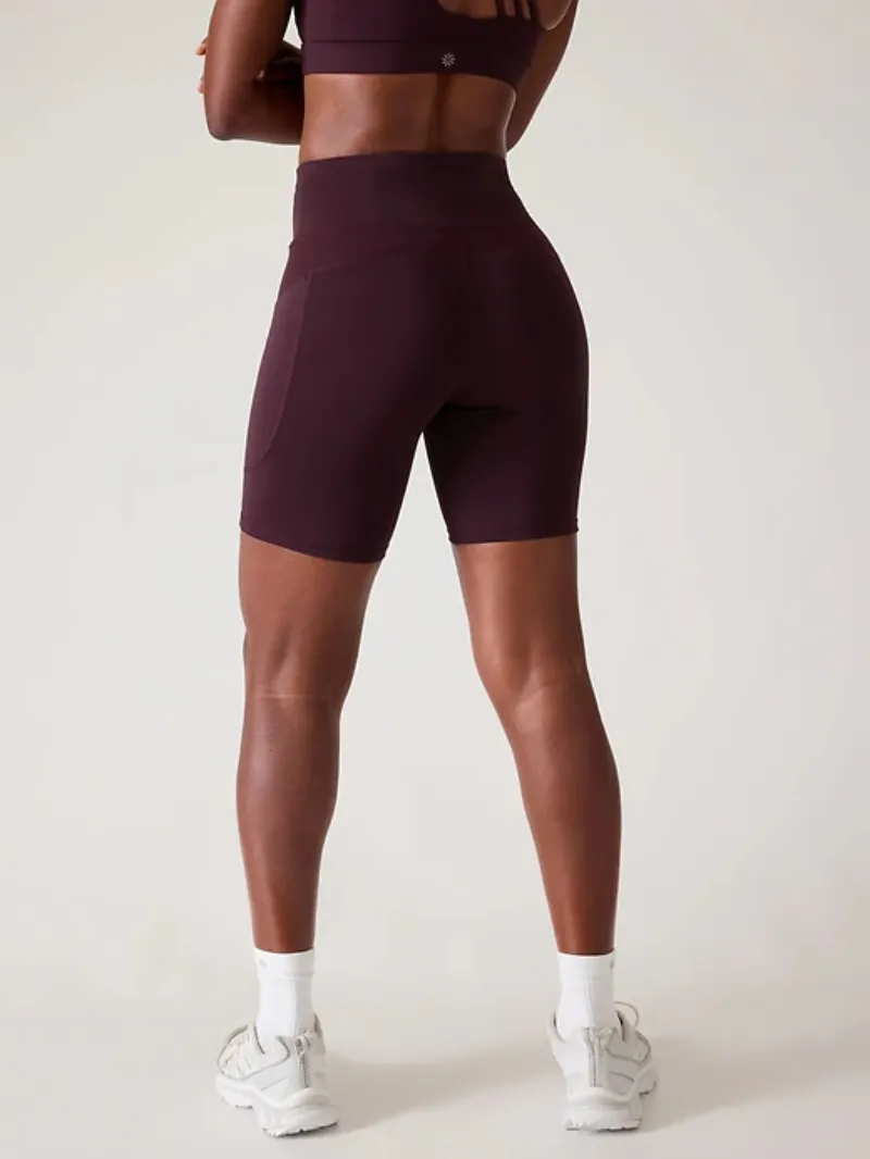 Contoured Biker Shorts For Chic Active Style