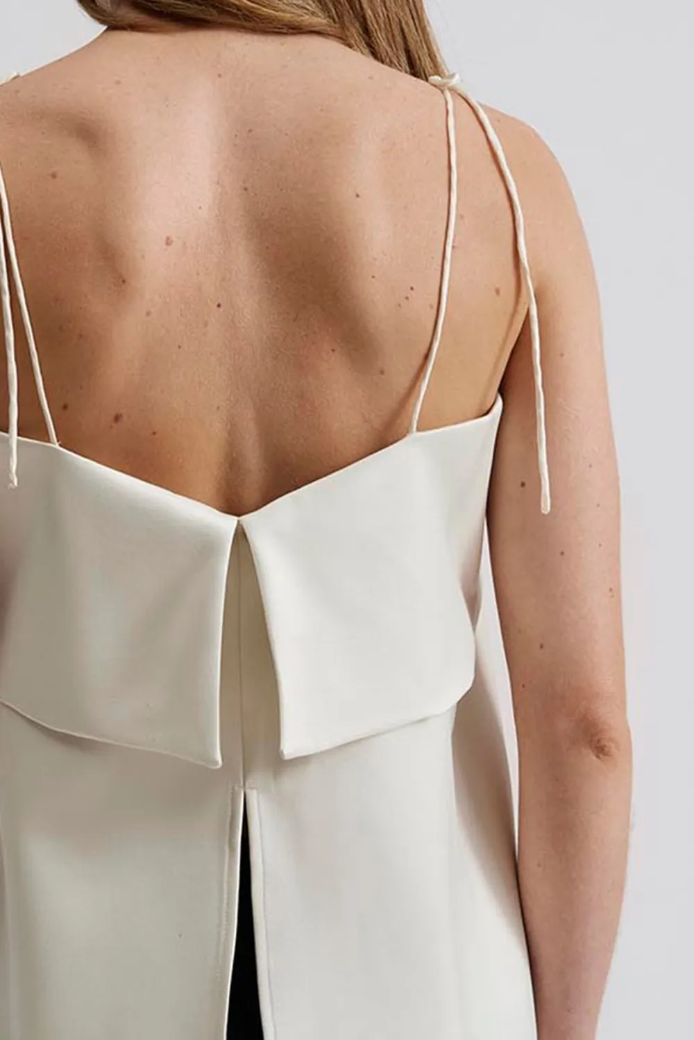 Open back strappy top