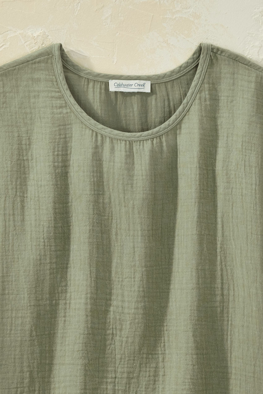 Summer Breeze Gauze Dolman Top