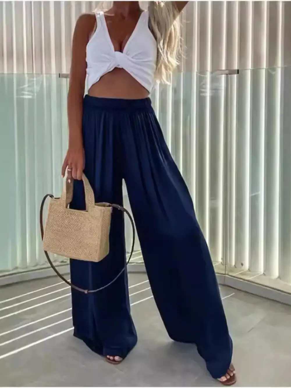 Wide Leg Flowy Pants