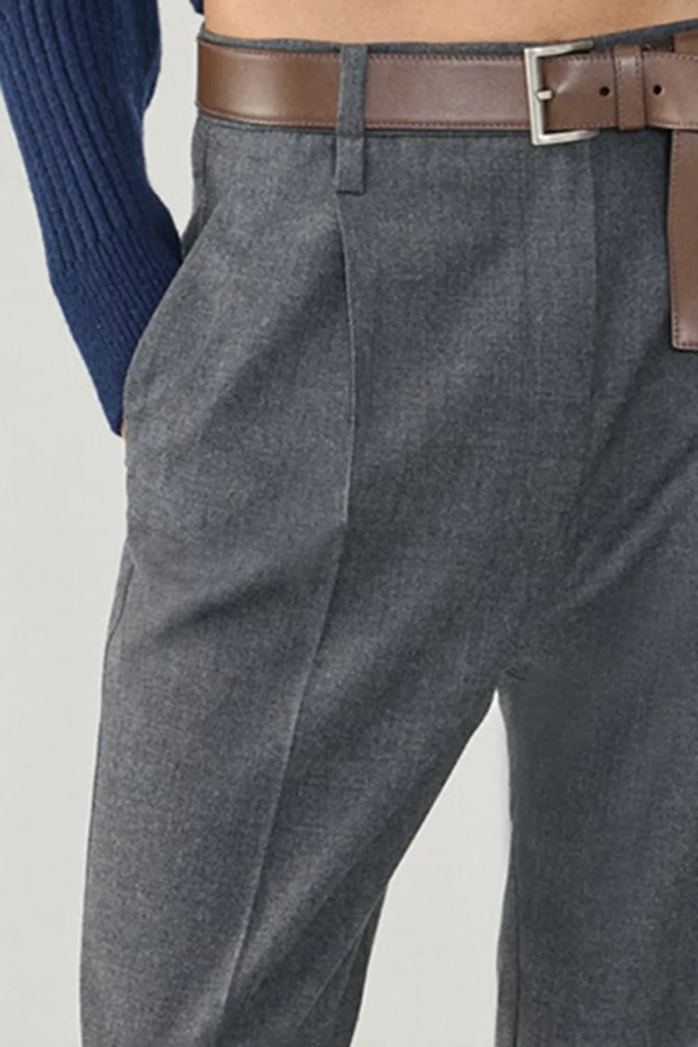 Casual Style Pants-Black