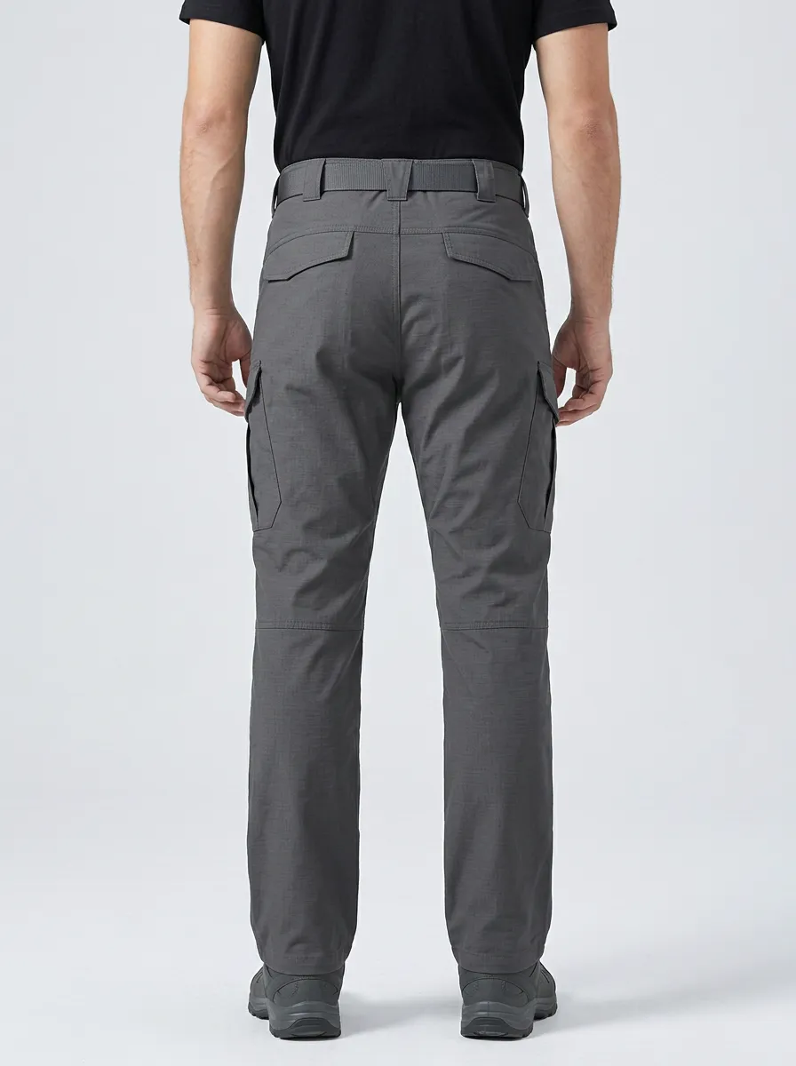 Classic Outdoor-Look Men's Multi-Pocket Waterproof Tactical Cargo Pants