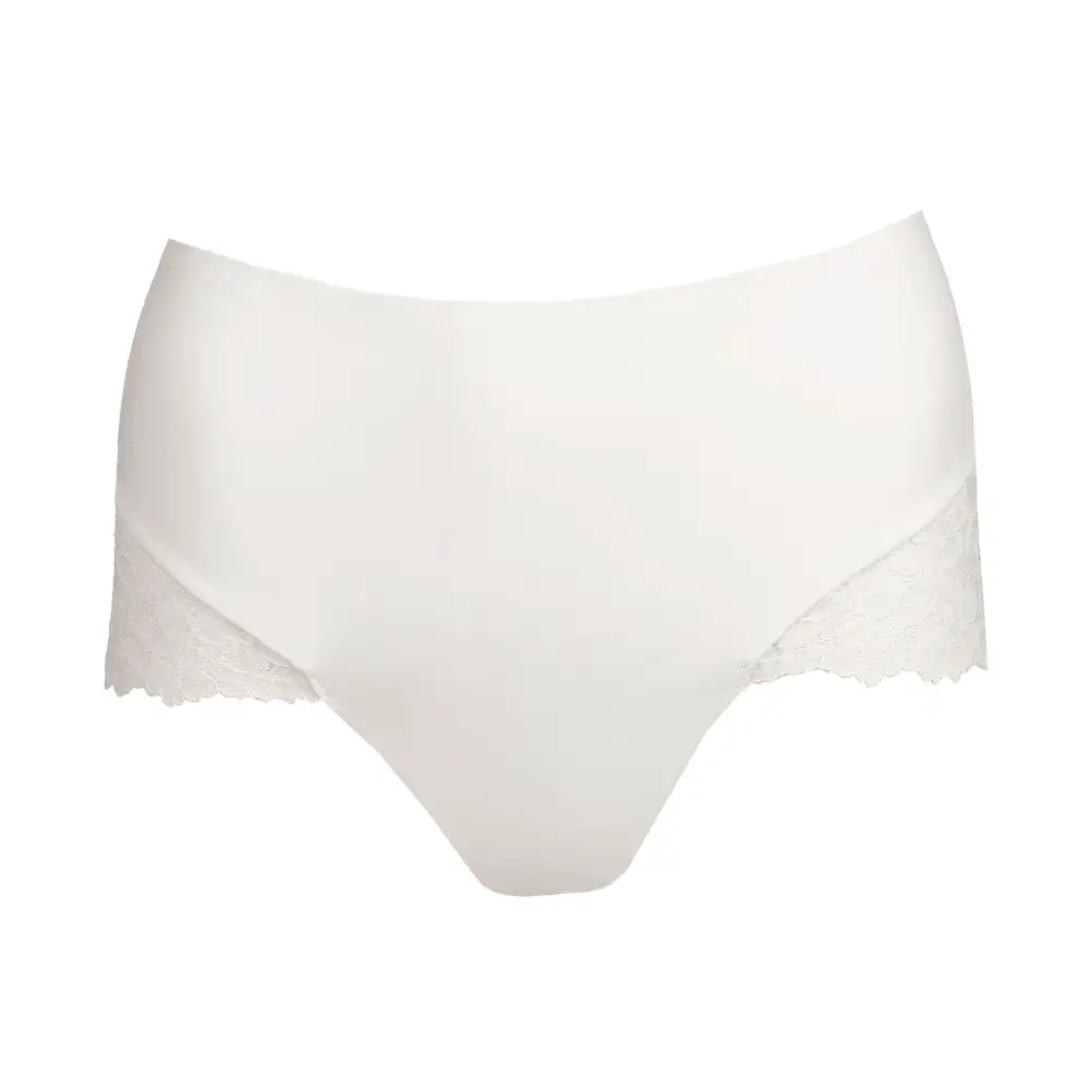 Women's Full Coverage Seamless Bonded Edge Elastic Waistband Cotton Gusset Floral Lace Cotton Retro Detail Soft Fabric Stretch Fit High Waist Panty