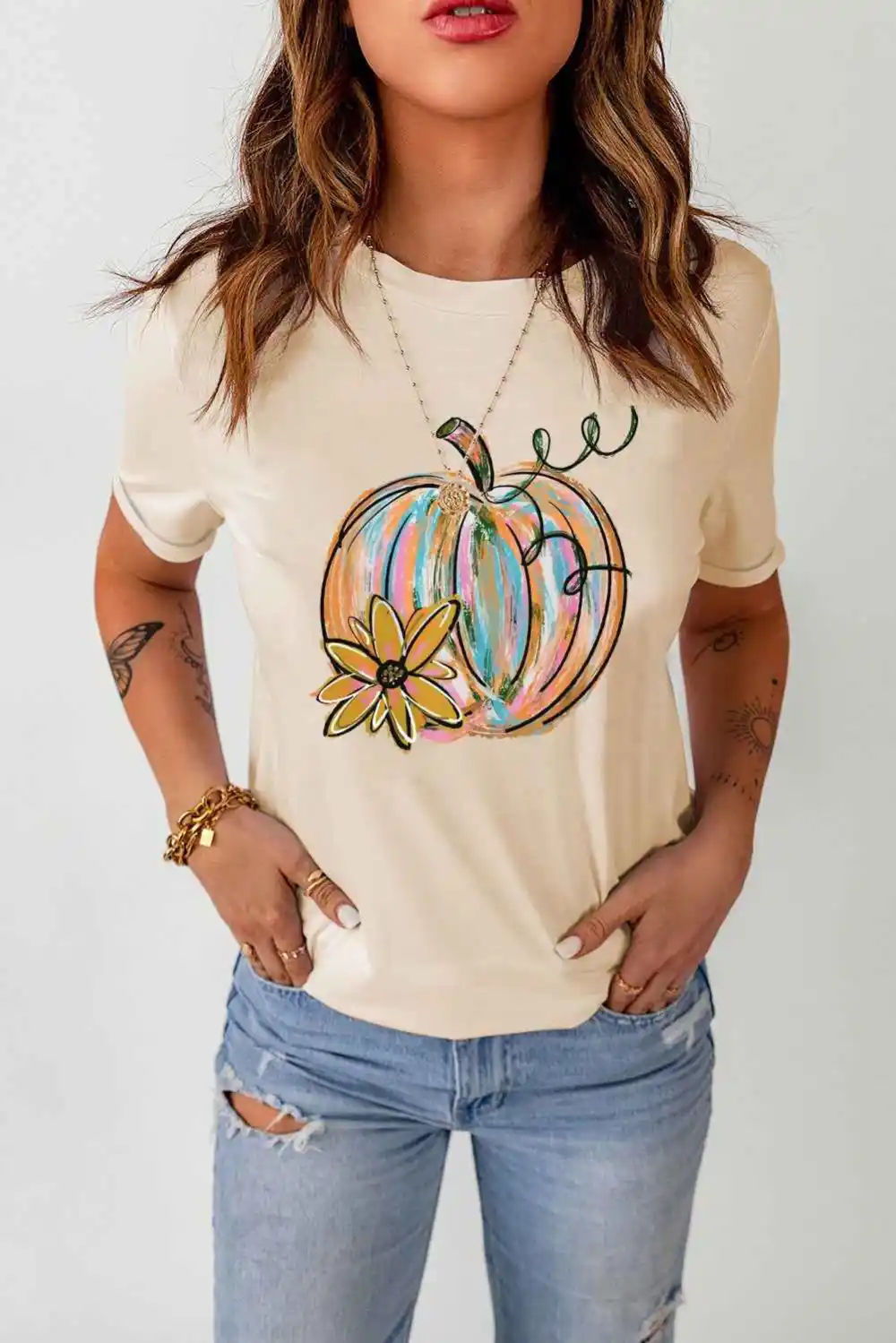 Everyday Graphic Round Neck T-Shirt