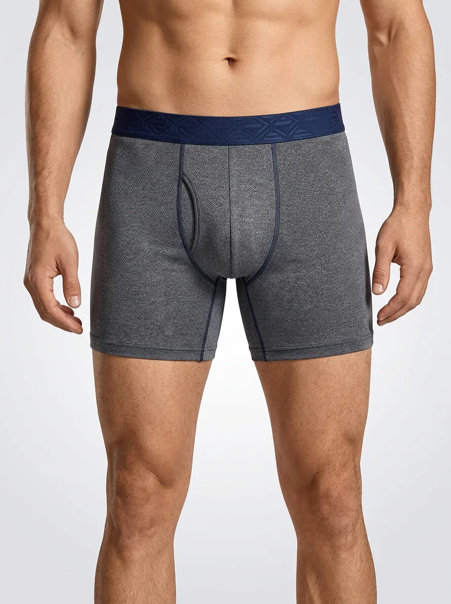 Men's Athletic Performance Textured Boxer Briefs