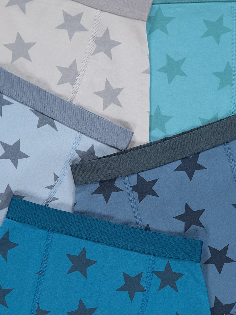 Blue Star Trunks 5 Pack detail 1