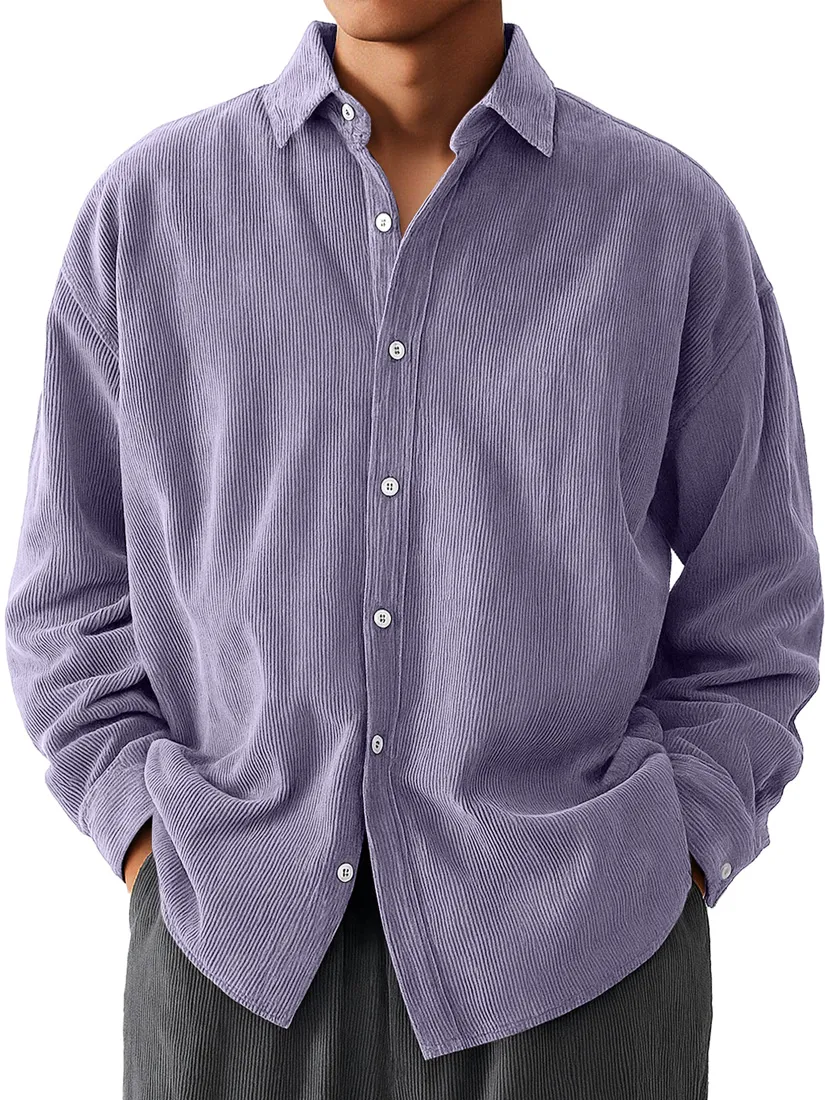 Workwear Corduroy Long Sleeve Shirt