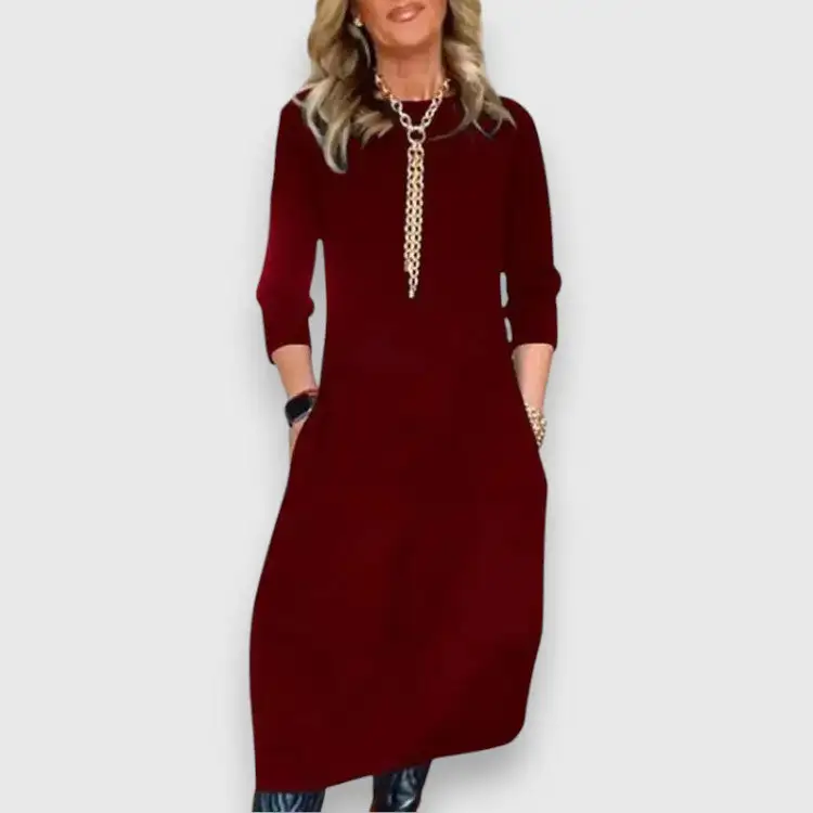 Natural Relaxed Everyday Casual Dress