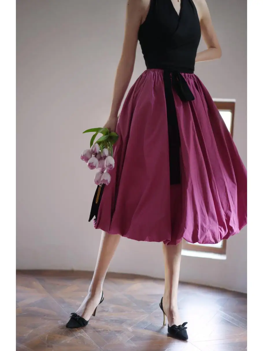 Polished Boutique Everyday Casual Cotton Skirt